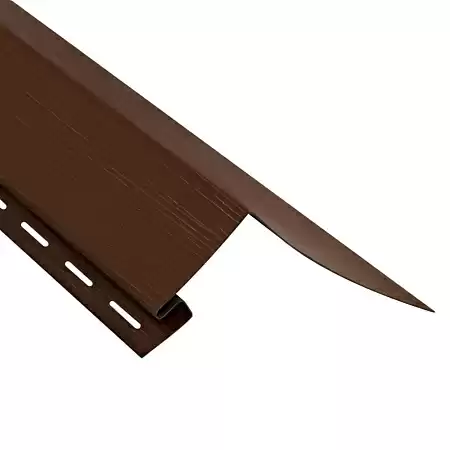 Планка околооконная широкая Ю-Пласт, 3050x215x75 мм, коричневый
