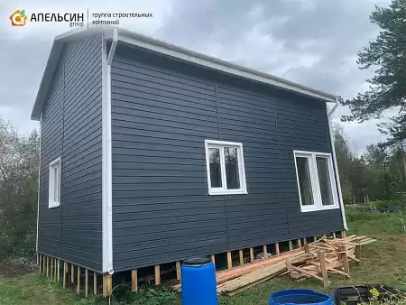 Монтаж сайдинга Grand Line + водосток Grand Line СНТ Родничковое  Монтаж сайдинга Grand Line + водосток Grand Line СНТ Родничковое