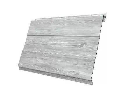 Металлический сайдинг Гранд Лайн / Grand Line профиль Вертикаль, Print elite 0.45, цвет Snow Wood (Снежное дерево)