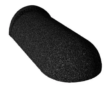 Торцевой конек Gerard 205 (пластик), 425х205х100 мм, charcoal (111)
