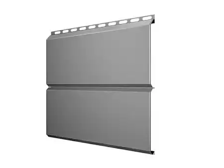 Металлический сайдинг Гранд Лайн / Grand Line профиль ЭкоБрус, Satin 0.5, цвет Ral 7004 (сигнально-серый)
