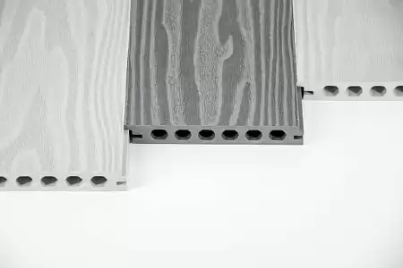 Бесшовная террасная доска из МПК, 140х25х3000, бронза