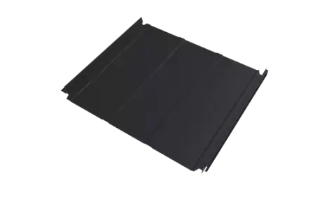 Кликфальц Double Pro Line Grand Line 0,45 PE с пленкой на замках RAL 7024 мокрый асфальт