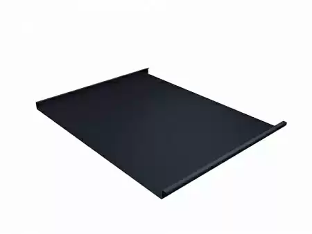 Фальц двойной стоячий Гранд Лайн / Grand Line, Satin 0.5, цвет RAL 7024 (мокрый асфальт)