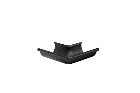 Угол желоба наружный 90° D150 Aquasystem PU Matt, RAL 9005 черный