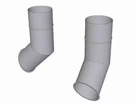 Отлив фальц D120 мм, Zn + порошк.покраска, цвет RAL 7004 (сигнально-серый)