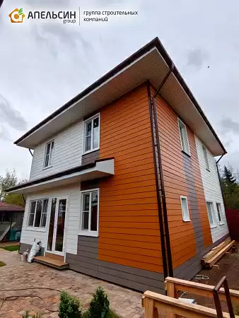 Монтаж фиброцементного сайдинга Decover + Водосточной системы + Террасной доски из ДПК в СНТ Рубеж Монтаж фиброцементного сайдинга Decover + Водосточной системы + Террасной доски из ДПК в СНТ Рубеж