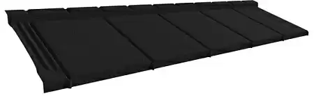 Композитная черепица Gerard Eleganta, 1265x369мм, black