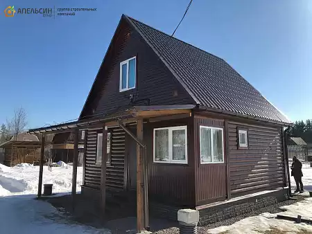 Монтаж фасада панелями Альта Профиль в СНТ Чаща