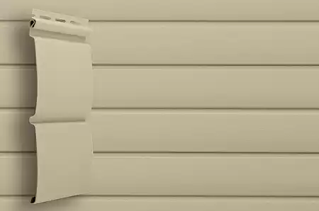 Сайдинг Grand Line Classic Standart виниловый, Блок-хаус D4,8 GL, 3.00*0.244 м, бежевый