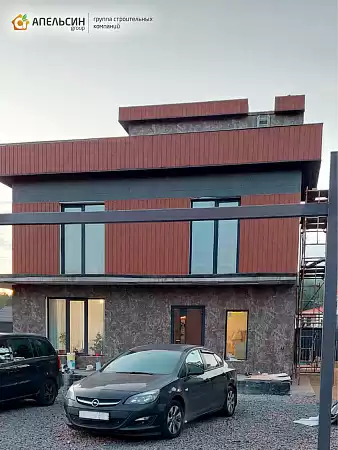 Монтаж металлического сайдинга КП Александровский парк