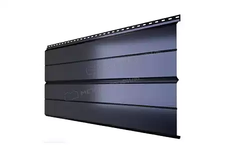 Металлический сайдинг Металл Профиль L брус XL Накатка, 0.5 PURMAN, citrine