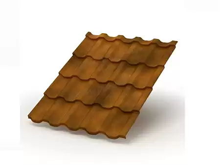 Металлочерепица Металл Профиль Трамонтана X, CLOUDY 0.5, терракотовый Anticato Металлочерепица Металл Профиль Трамонтана X, CLOUDY 0.5, терракотовый Anticato