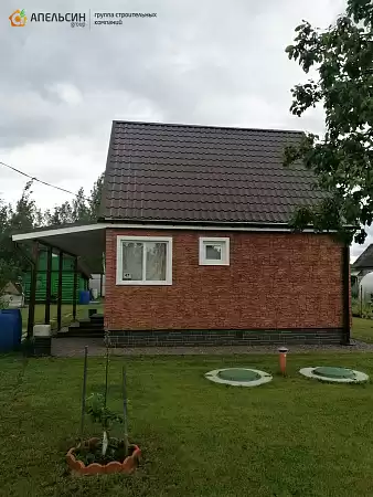 Монтаж фасада панелями Альта Профиль в СНТ Чаща