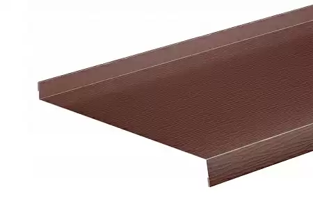Фартук на оконный отлив 250 Aquasystem, Pural 0.5, 2.0 м, RAL 8017 коричневый