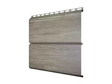 Металлический сайдинг Гранд Лайн / Grand Line профиль ЭкоБрус, Print elite 0.45, цвет Nordic Wood (Северное дерево)