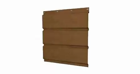 Софит металлический без перфорации Grand Line / Гранд Лайн, Print elite 0.45, цвет Nutwood (Орех)