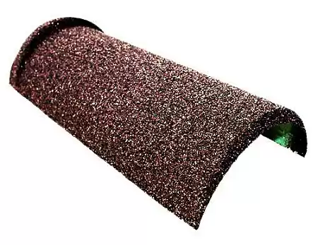 Конек Gerard полукруглый, 430х205 мм, bark (121)