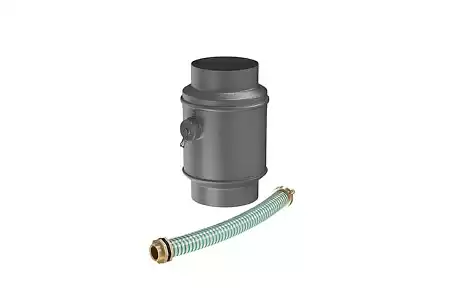 Водосборник цилиндрический в комплекте D100 Aquasystem PU Matt, RAL 7024 графит