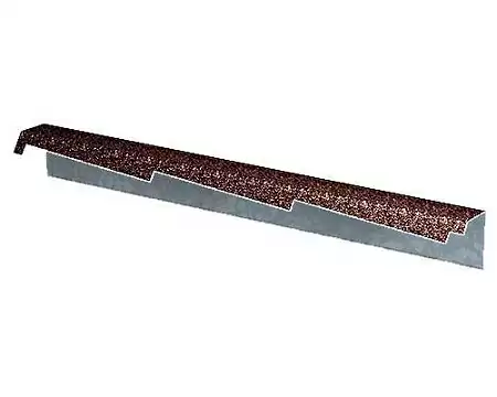 Фронтонная планка резная Gerard, левая, 1200 мм, bark (121)