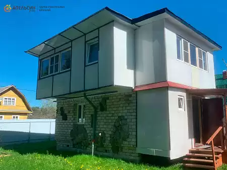 Монтаж фасада виниловым сайдингом Docke LUX Монреаль г. Тосно