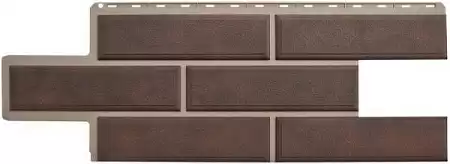 Фасадные панели Альта Профиль Венецианский камень, коричневый