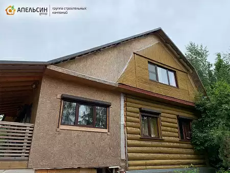 Монтаж металлосайдинга + металлочерепицы Grand Line д. Куйвози