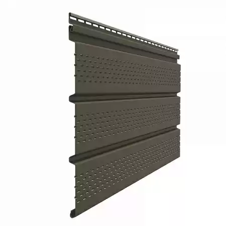 Софит Docke Premium перфорированный, 3.0*0.305 м, каштан