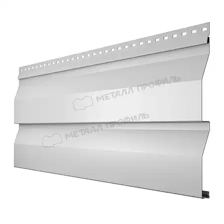 Металлический сайдинг Металл Профиль Корабельная доска, 0.4 PE, RAL 9003 белый