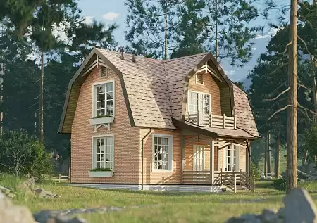 Фасадные панели Docke Premium Flemish, 1095x420 мм, темно-коричневый
