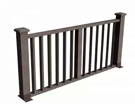 Секция ограждения Бруклин GRINDERDECO, 2120х1075 мм, венге