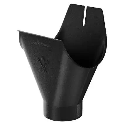 Воронка желоба D125/90 Aquasystem Pural Matt, RR 33 черный