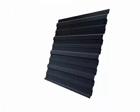 Профнастил С10А Гранд Лайн / Grand Line 0.45 Drap Zn 140, цвет RAL 7024 (мокрый асфальт)