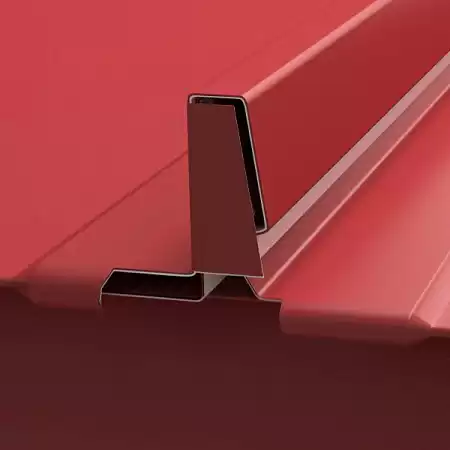 Кликфальц Pro Гранд Лайн / Grand Line, GreenCoat Pural 0.5, цвет RR 32 темно-коричневый (RAL 8019)