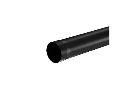 Труба водосточная D100 Aquasystem PU Matt, 3 м, RAL 9005 черный