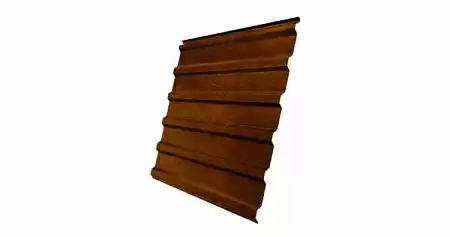 Профнастил С20R Гранд Лайн / Grand Line 0,45 Print elite dp Zn 200, цвет Golden Wood (Золотой дуб)