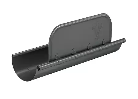 Ограничитель перелива прямой D150 Aquasystem Pural, 0,4 м, RR 20 мраморно-белый