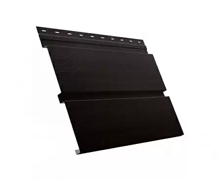 Софит металлический Квадро Брус с перфорацией Grand Line / Гранд Лайн, Print elite 0.45, цвет Coffee Wood (Кофейное дерево)