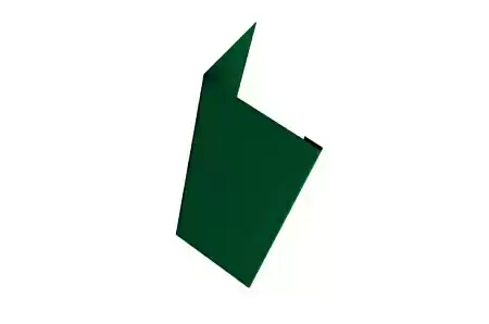 Нащельник 25х35 жалюзи (для калиток и ворот) Grand Line Milan,Tokyo, 0,5 Satin, 1.68 м, RAL 6005 зеленый мох