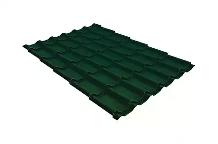 Волновой профиль Grand Line Modern, 0,4 PE, Zn 100, RAL 6005 зеленый мох