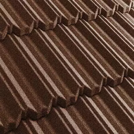 Композитная черепица Метротайл (Metrotile) серия MetroClassic, цвет бургундия, 1330х410 мм