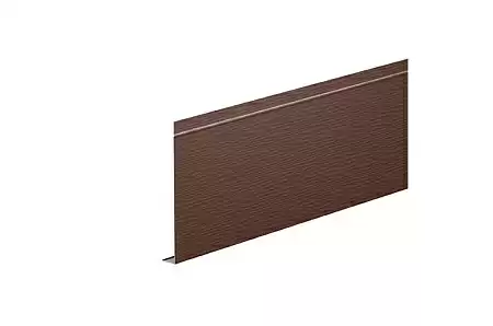 Ветровая планка (L-профиль) AQUASYSTEM, 0.45 PE Matt, Zn 140, 300x2000 мм, RAL 8017 коричневый
