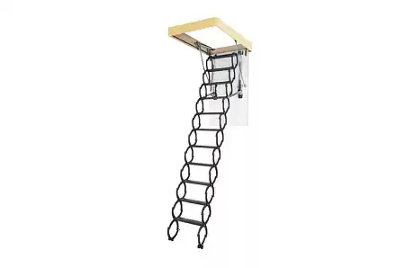 Чердачная лестница Fakro металлическая термоизоляционная LST-B 60*120*280 см