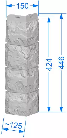 Фасадные панели Docke Premium Dufour, 1052x425 мм, мерибель