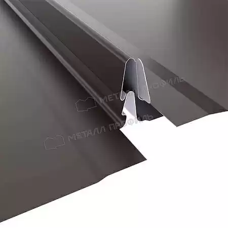 Фальцевая панель Металл Профиль FASTCLICK-Н NormanMP 0.5, серый антрацит  RAL7016