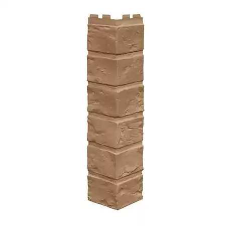Угол наружный Vox (Вокс) серия Solid BRICK (под кирпич), цвет Экстер, 446х121 мм