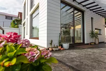 Фиброцементный сайдинг Cedral Click Smooth гладкий, 3600x186 мм, Пепельный минерал (С54)