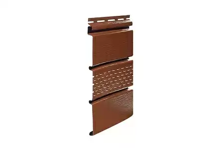 Софит FineBer, с перфорацией 1 доски, RAL 8017 коричневый