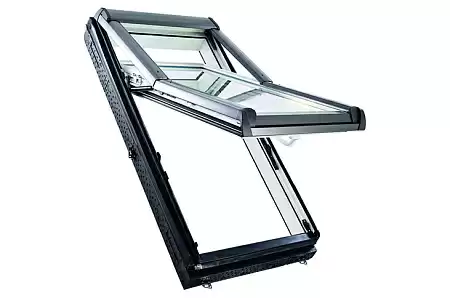 Мансардное окно Roto ПВХ R79 K200, с термоблоком, 114x140