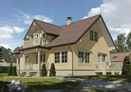 Фасадные панели Docke STANDARD Flemish, 1095х420 мм, желтый